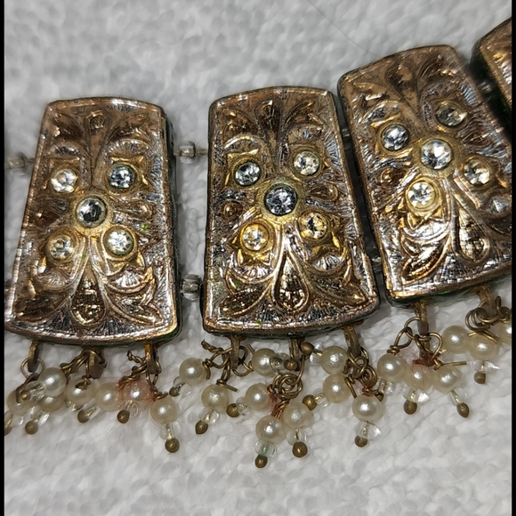 Double Sided Handcrafted vintage necklace - Picture 8 of 10